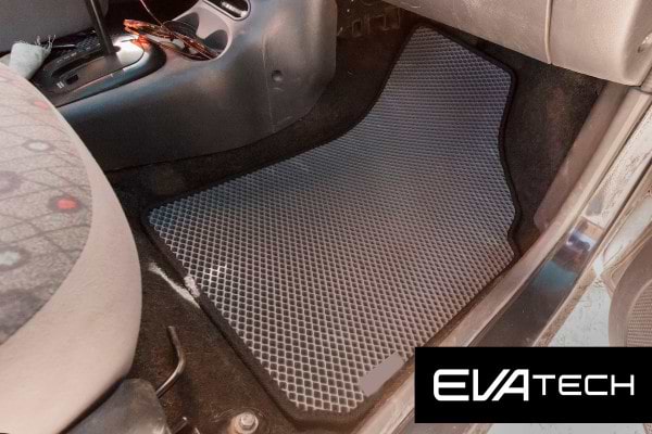 Фото - Коврики из экокожи в салон авто передние EVAtech ECO для Matiz Daewoo 1997-2015 1 поколение Htb EU DO351AV2BBB