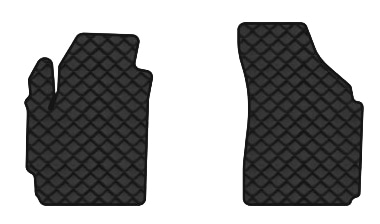 Коврики из экокожи в салон авто передние EVAtech ECO для Matiz Daewoo 1997-2015 1 поколение Htb EU DO351AV2BBB