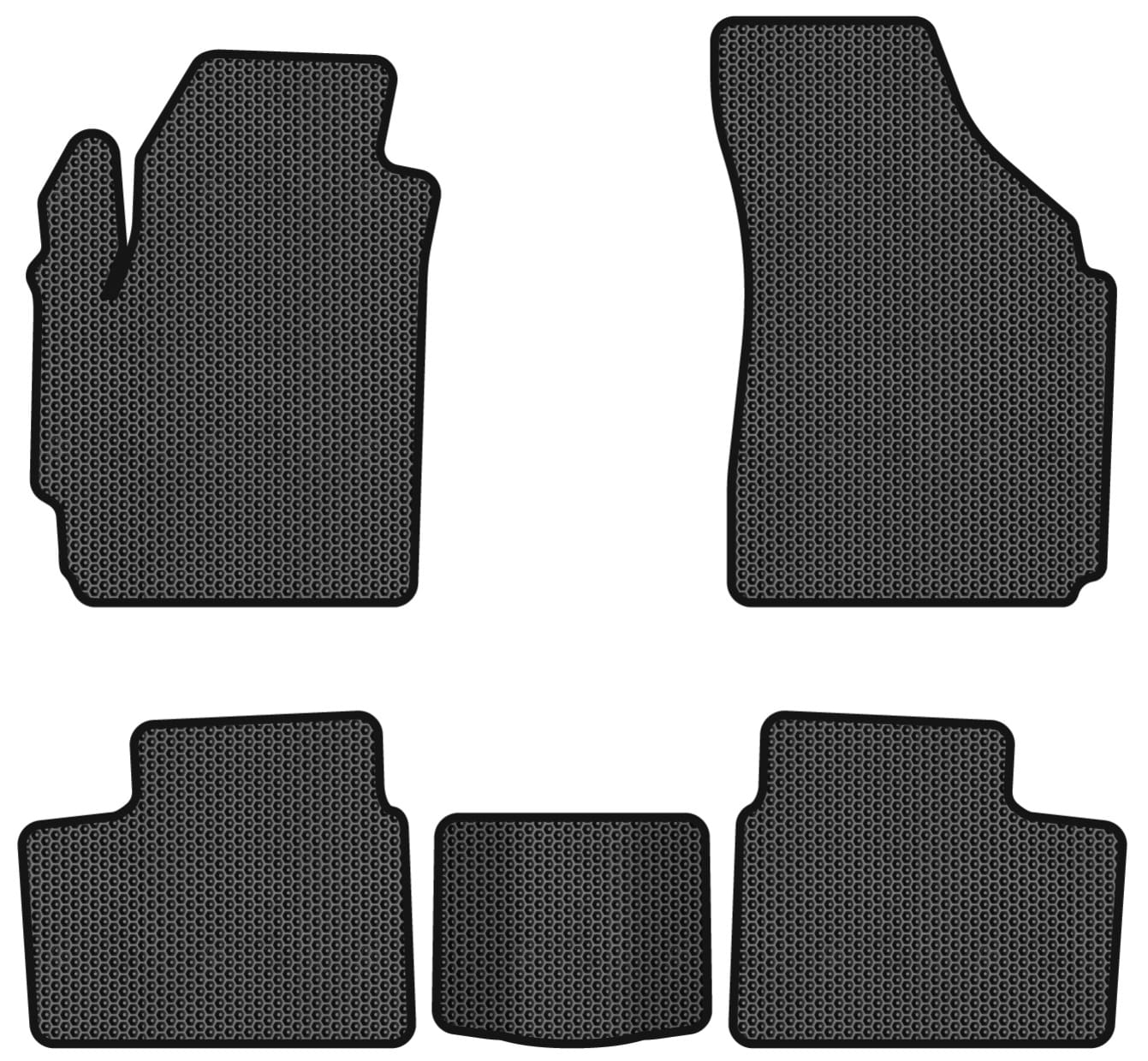 EVA коврики в салон авто EVAtech для Matiz Daewoo 1997-2015 1 поколение Htb EU DO351CV5SBB