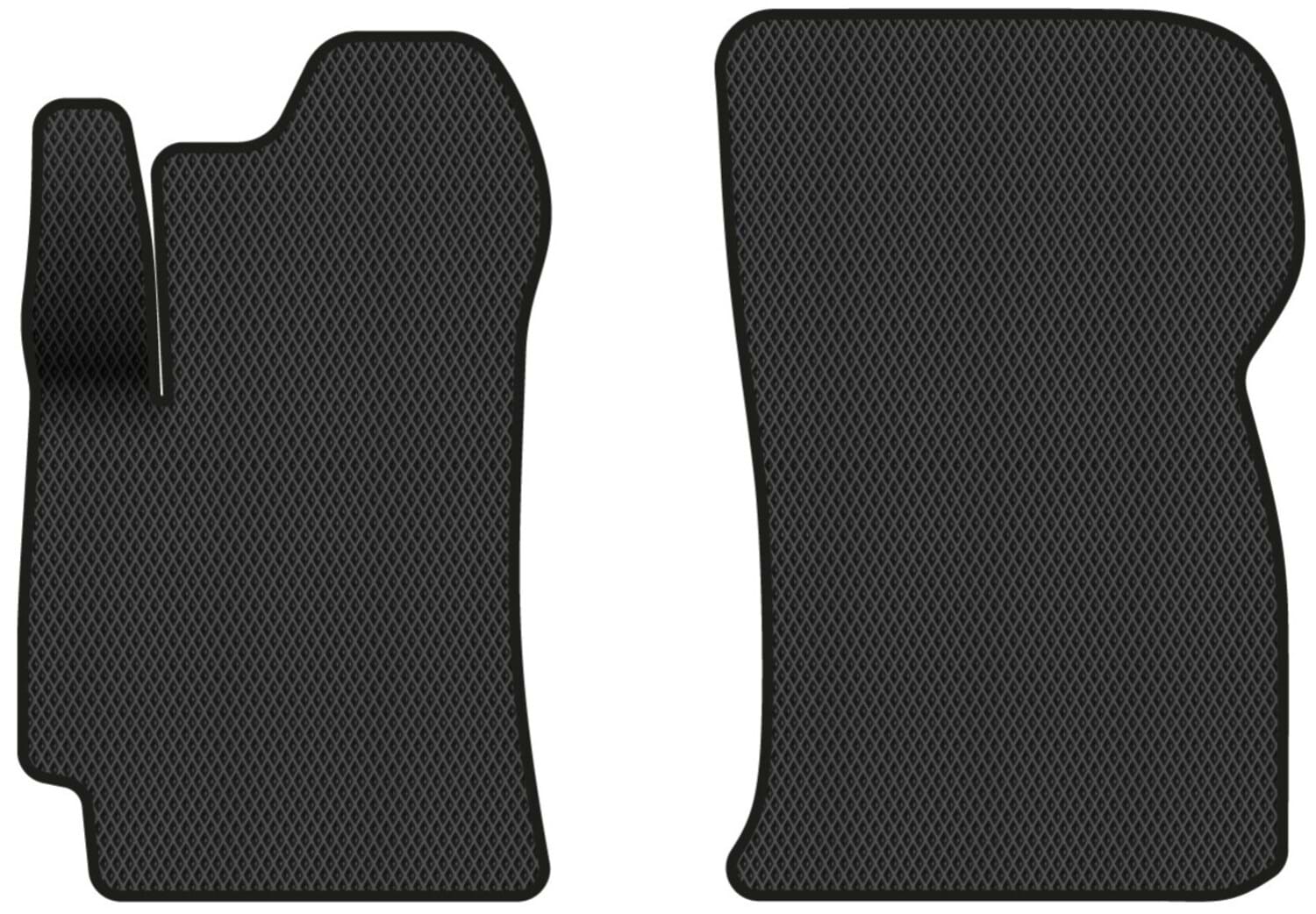 EVA коврики в салон авто передние EVAtech для Lanos Daewoo 1998-2017 1 поколение Sedan EU DO3813A2RBB