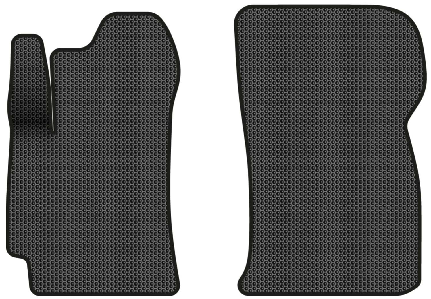 EVA коврики в салон авто передние EVAtech для Lanos Daewoo 1998-2017 1 поколение Sedan EU DO3813A2SBB