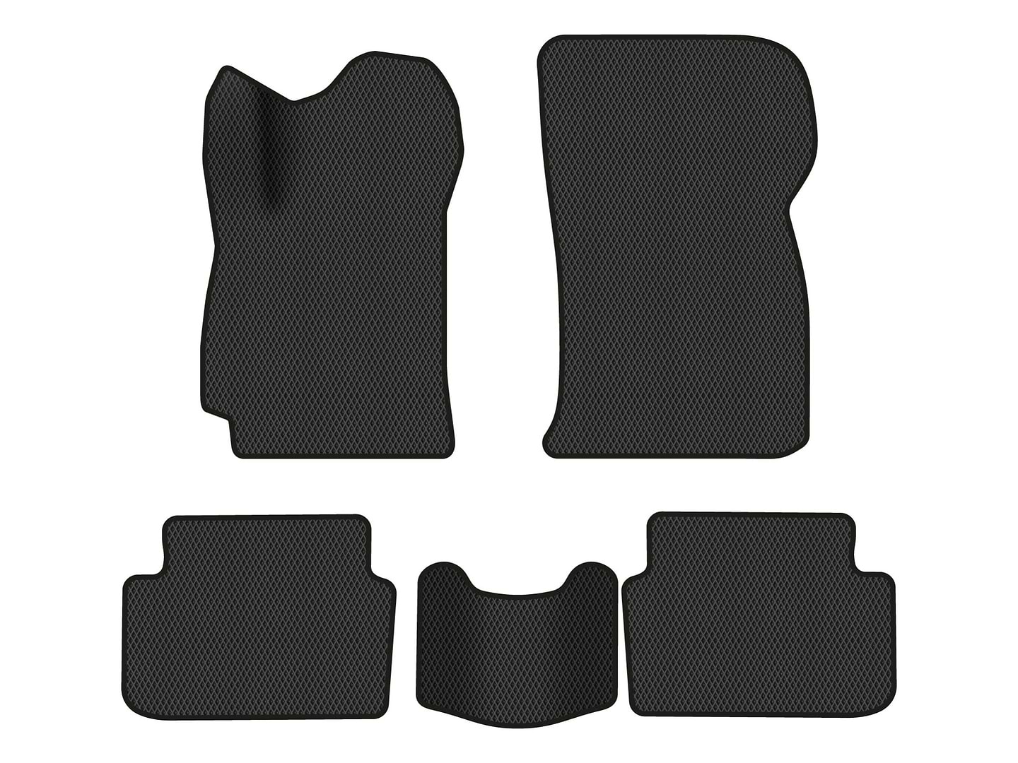 EVA коврики в салон авто EVAtech для Lanos Daewoo 1998-2017 1 поколение Sedan EU DO3813CD5RBB