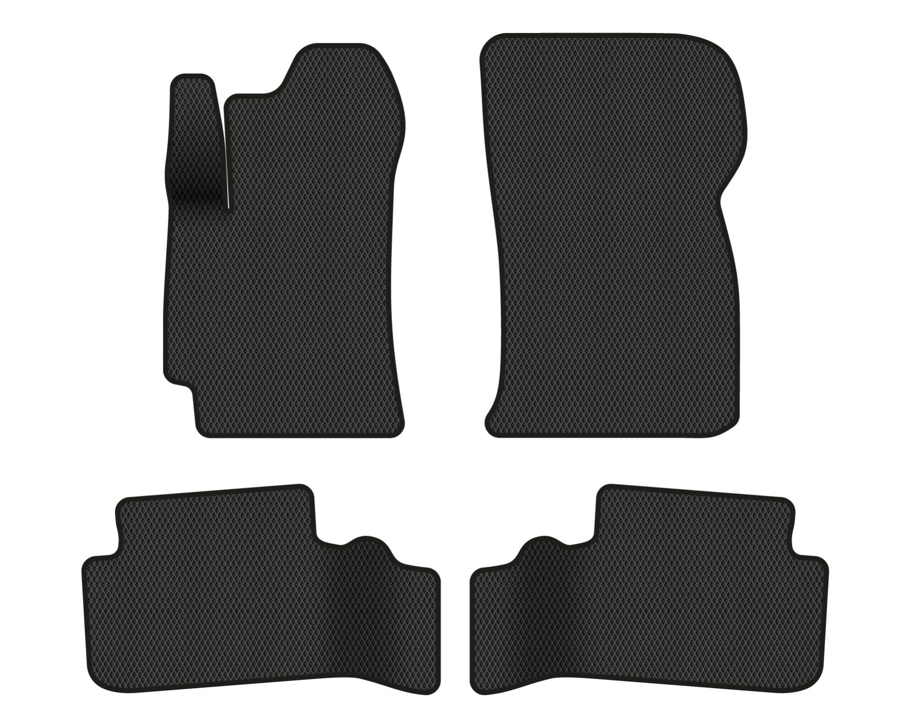 EVA коврики в салон авто EVAtech для Lanos Daewoo 1998-2017 1 поколение Sedan EU DO3813PC4RBB