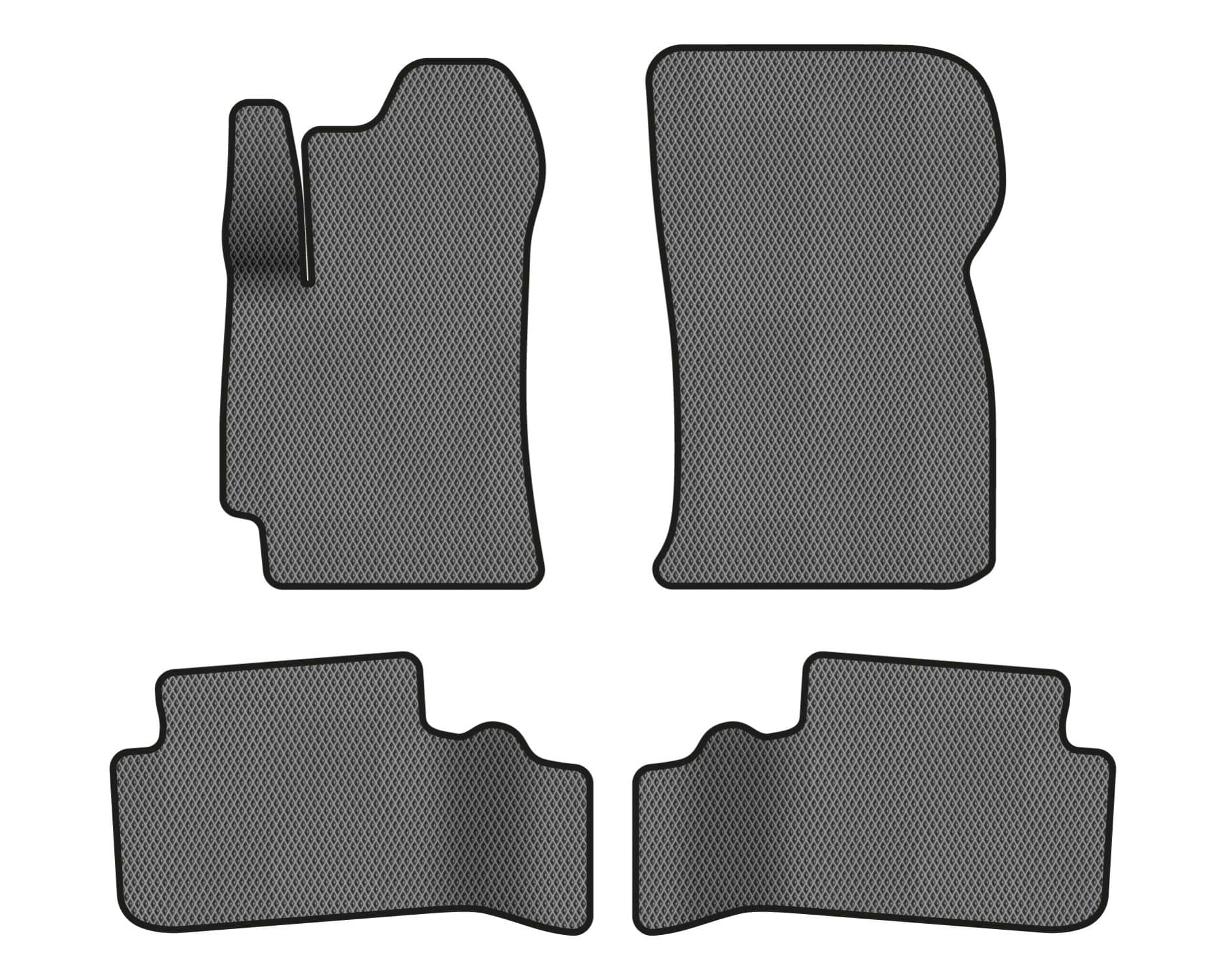 EVA коврики в салон авто EVAtech для Lanos Daewoo 1998-2017 1 поколение Sedan EU DO3813PC4RGB