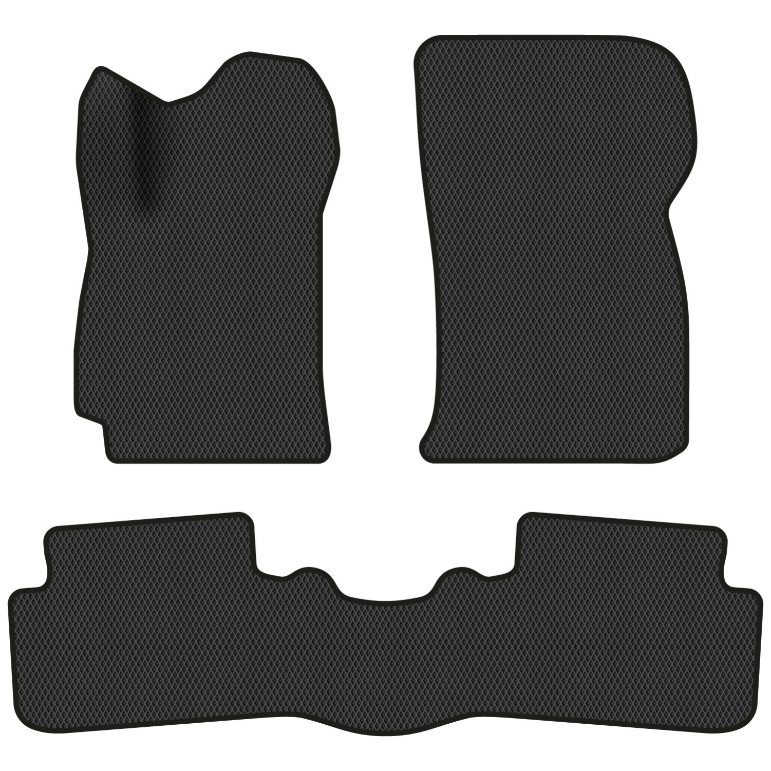 EVA коврики в салон авто EVAtech для Lanos Daewoo 1998-2017 1 поколение Sedan EU DO3813ZD3RBB