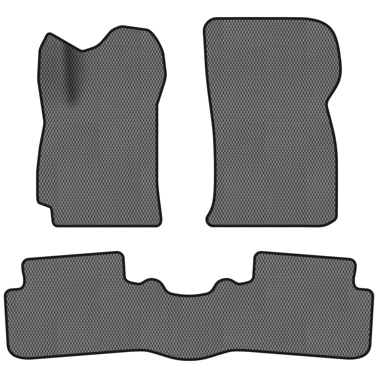 EVA коврики в салон авто EVAtech для Lanos Daewoo 1998-2017 1 поколение Sedan EU DO3813ZD3RGB