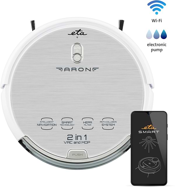 Фото - Робот-пылесос моющий ETA Aron 3512 90000