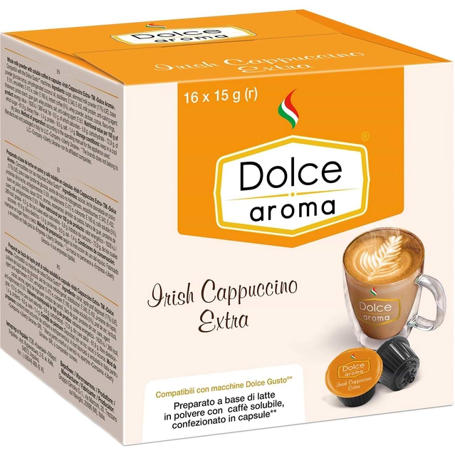 Кофе в капсулах Dolce Aroma Irish Cappuccino DG 16 шт.