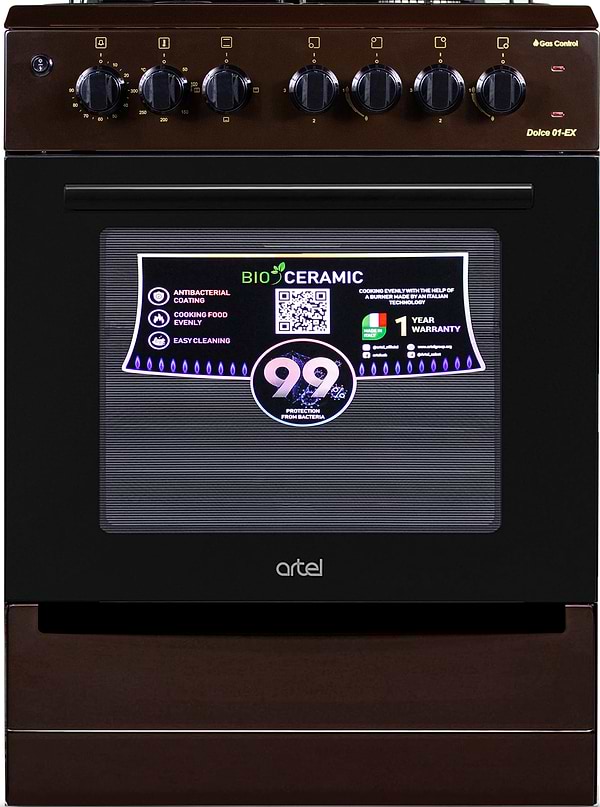 Фото - Плита газова ARTEL Dolce 01-EX Brown