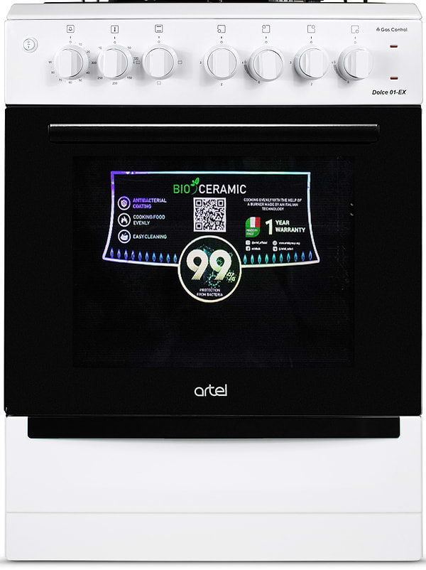 Фото - Плита газова ARTEL Dolce 01-EX White