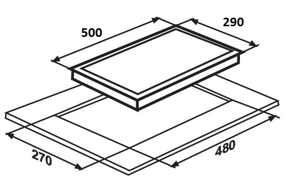 Фото - Варильна поверхня Domino Interline HGS 534 FGK XA