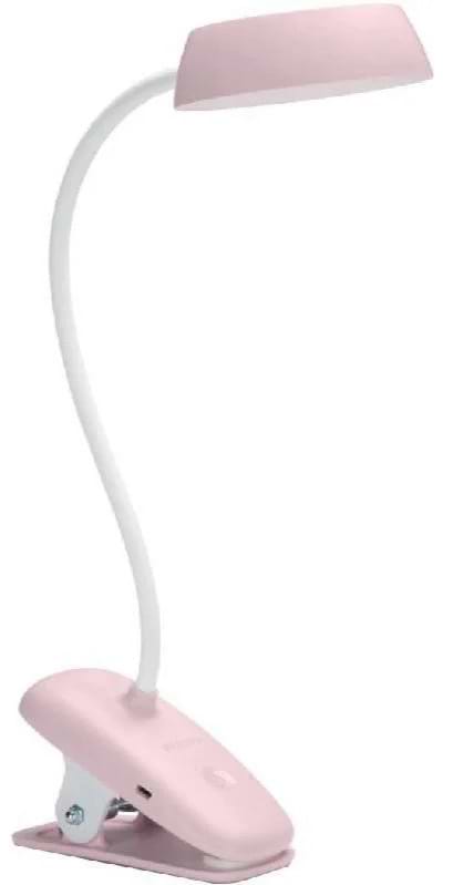 Настольная лампа Philips Donutclip 3Вт 4000K 1200мАг USB-A (929003179607) - Фото 1