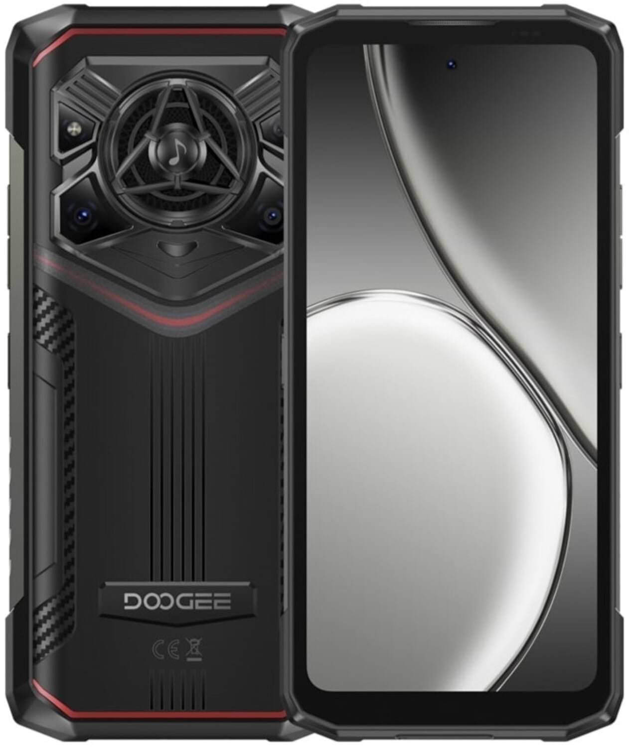 Смартфон Doogee Blade 20 Pro 6/256GB Black/Red - Фото 1