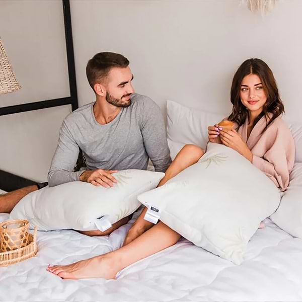 Фото - Подушка стандартна MirSon антиалергенна №717 Dorotea Ecosilk пружна 40х60 см (2200001484245)