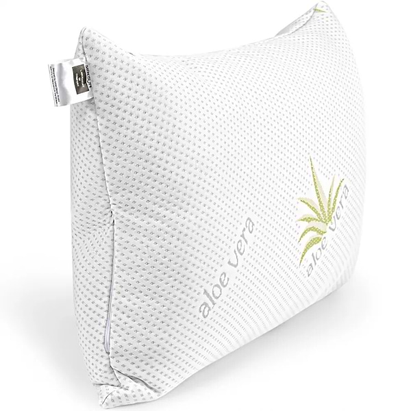 Фото - Подушка стандартна MirSon антиалергенна №717 Dorotea Ecosilk пружна 40х60 см (2200001484245)