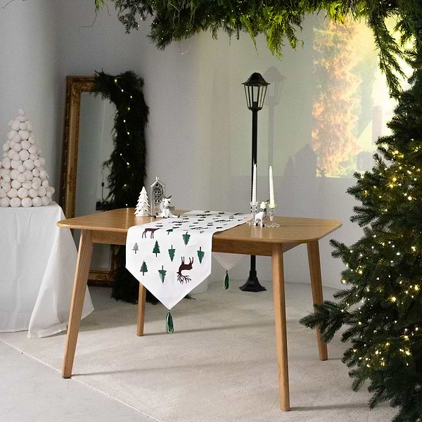 Фото - Скатерть раннер Едельвіка Ёлочный лес 160х42 см (549-25//09)