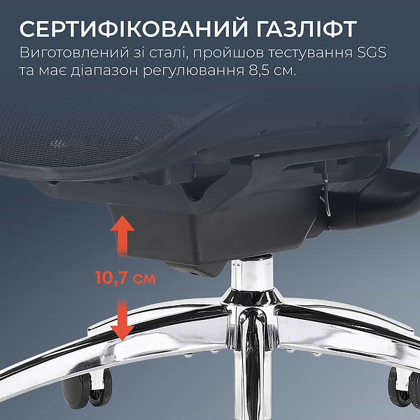 Фото - Уценка - Кресло офисное Sihoo DORO C300 Pro Mesh Black (DORO-C300-PRO-M101)