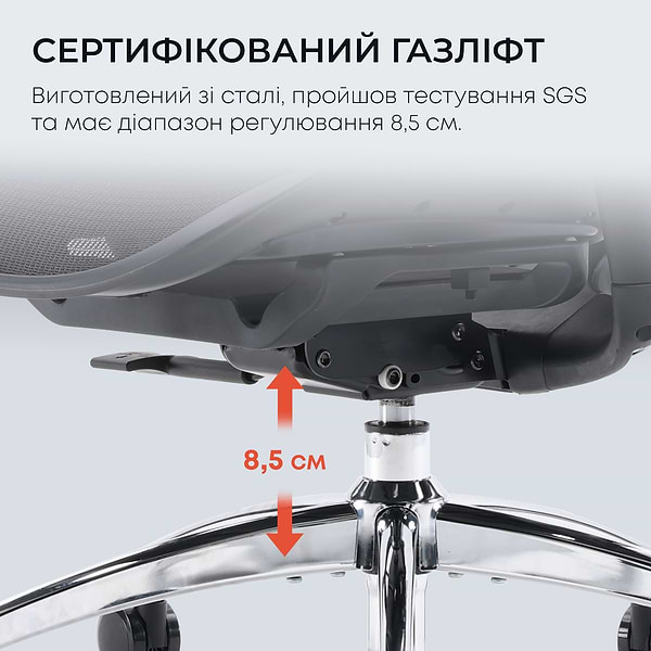 Фото - Крісло офісне Sihoo DORO C300L Mesh Black (DORO-C300L-A3-101)