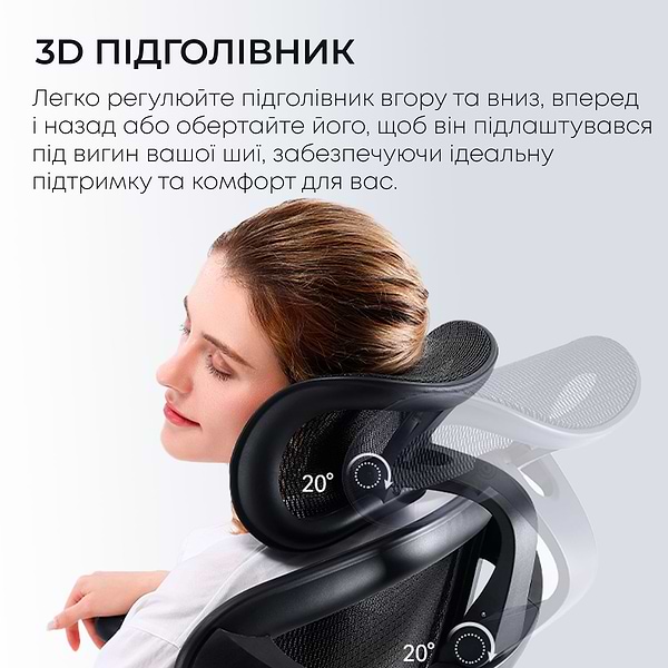 Фото - Крісло офісне Sihoo DORO C300L Mesh Black (DORO-C300L-A3-101)