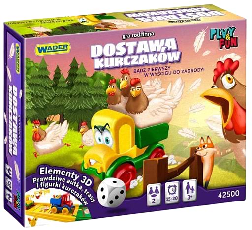 Настольная игра (3-4 года) Wader "Доставка курей" (42500)