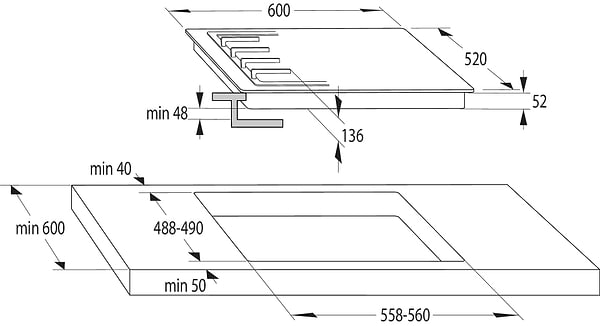 Фото - Уцінка - Варильна поверхня газова Gorenje  #