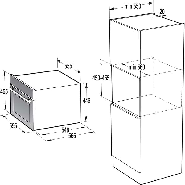 Фото - Духова шафа електрична Gorenje BCM4547DG