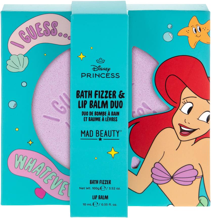 Фото - Набор косметики MAD BEAUTY бомбочка и бальзам для губ Ариэль 10 мл (DPE-16225-8)