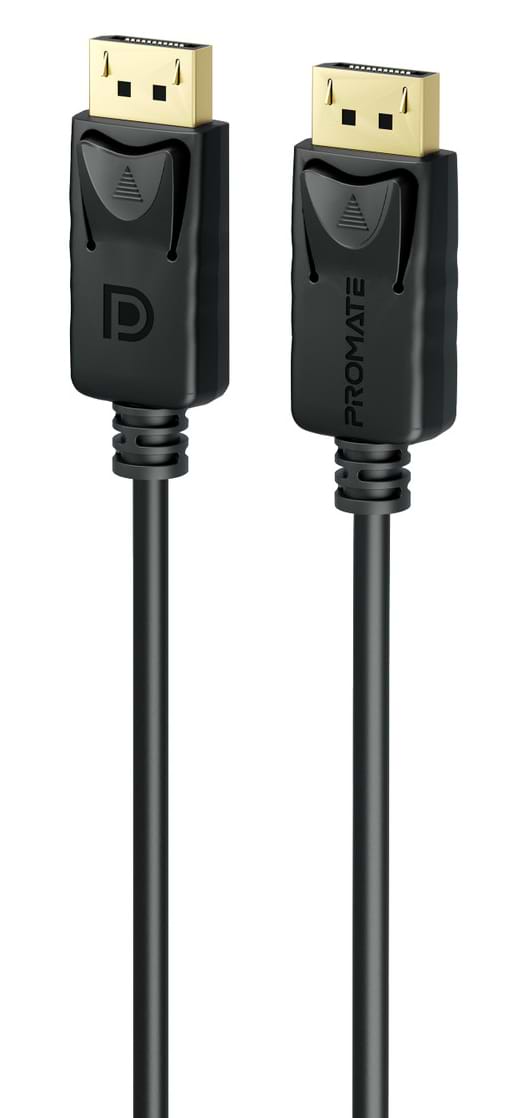 Кабель Promate DisplayPort 1.4 (Dplink-300.Black) - Фото 1