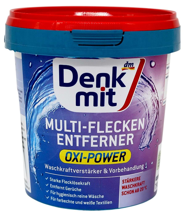 Фото - Средство для удаления пятен Denkmit Oxi Power 750 г (DPWOP750)