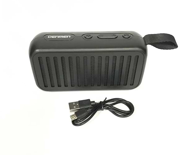 Фото - Портативна акустика Denmen DR08 Black