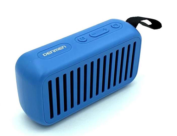 Портативна акустика Denmen DR08 Blue - Фото 1