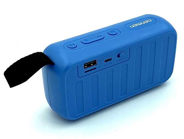 Фото - Портативная акустика Denmen DR08 Blue FM-тюнер