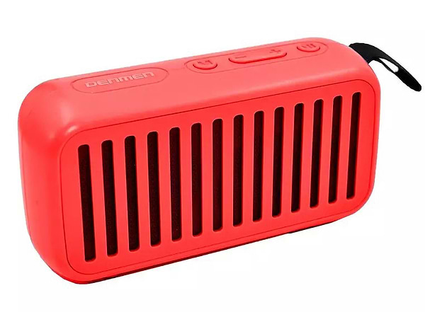 Фото - Портативная акустика Denmen DR08 Red FM-тюнер