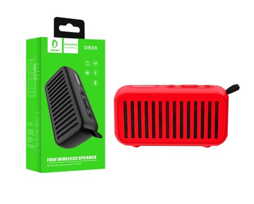 Фото - Портативная акустика Denmen DR08 Red FM-тюнер