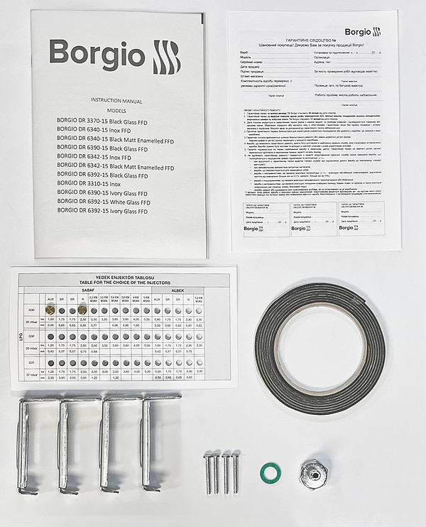 Фото - Варочная панель Domino Borgio DR3370-15 BLACK GLASS FFD