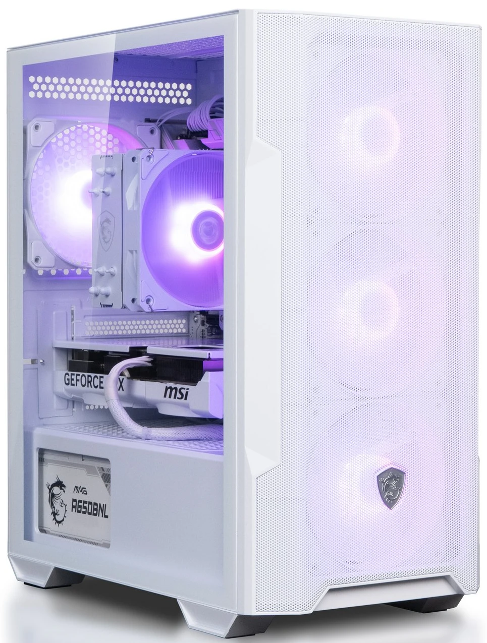 Системный блок Dragon Lucky Snow Powered_by MSI (RTX 5080 + R7 7700-WH)