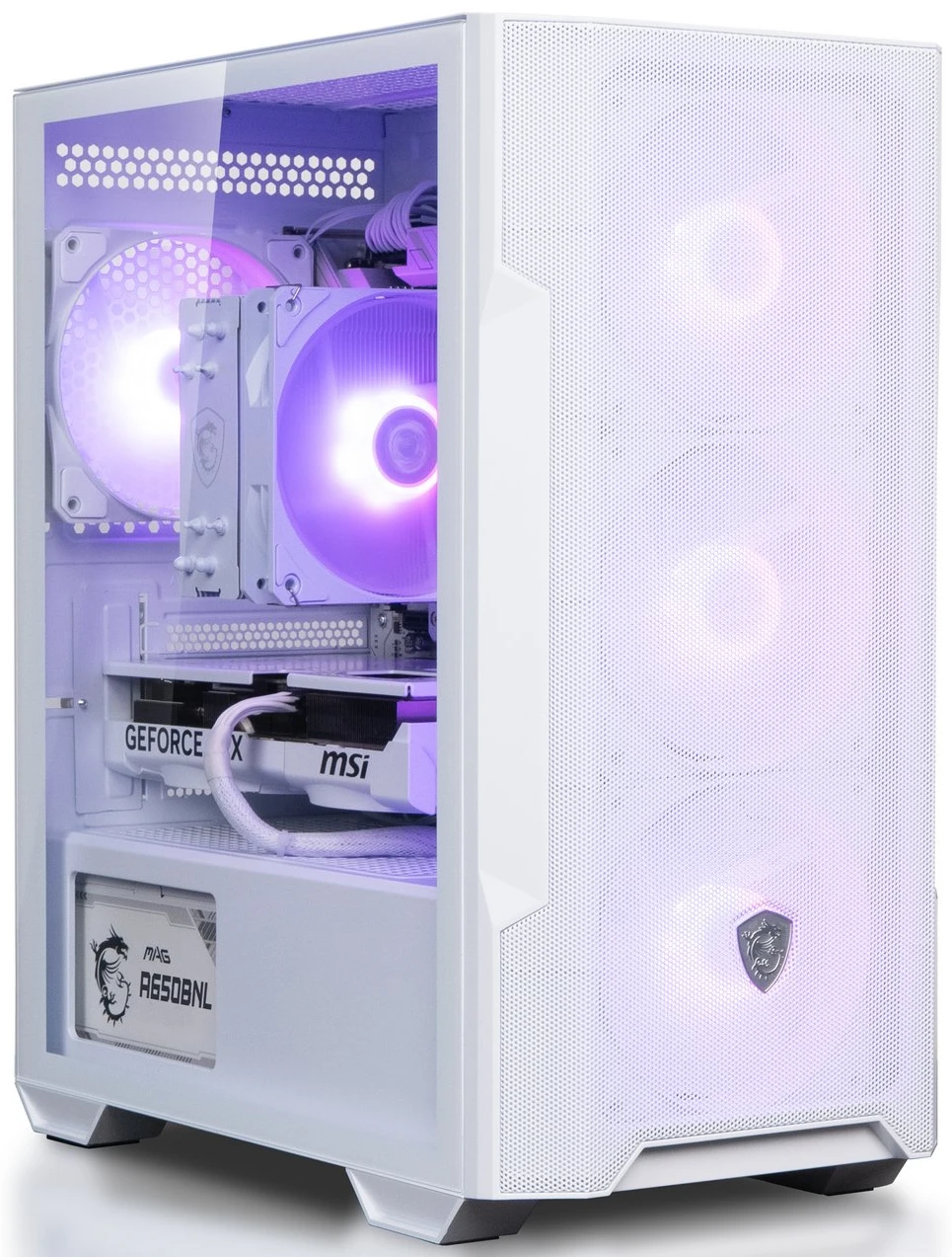Системный блок Dragon Lucky Snow Powered_by MSI (RTX 5060 + R5 7500F-WH) White