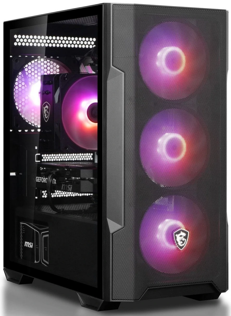 Системный блок Dragon Lucky Platinum Powered_by MSI (RTX 5070 + R5 7500F) Black