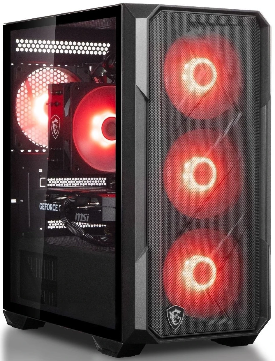Системный блок Dragon Lucky Shadow Powered_by MSI (RTX 5060TI 16G + R5 5600) Black