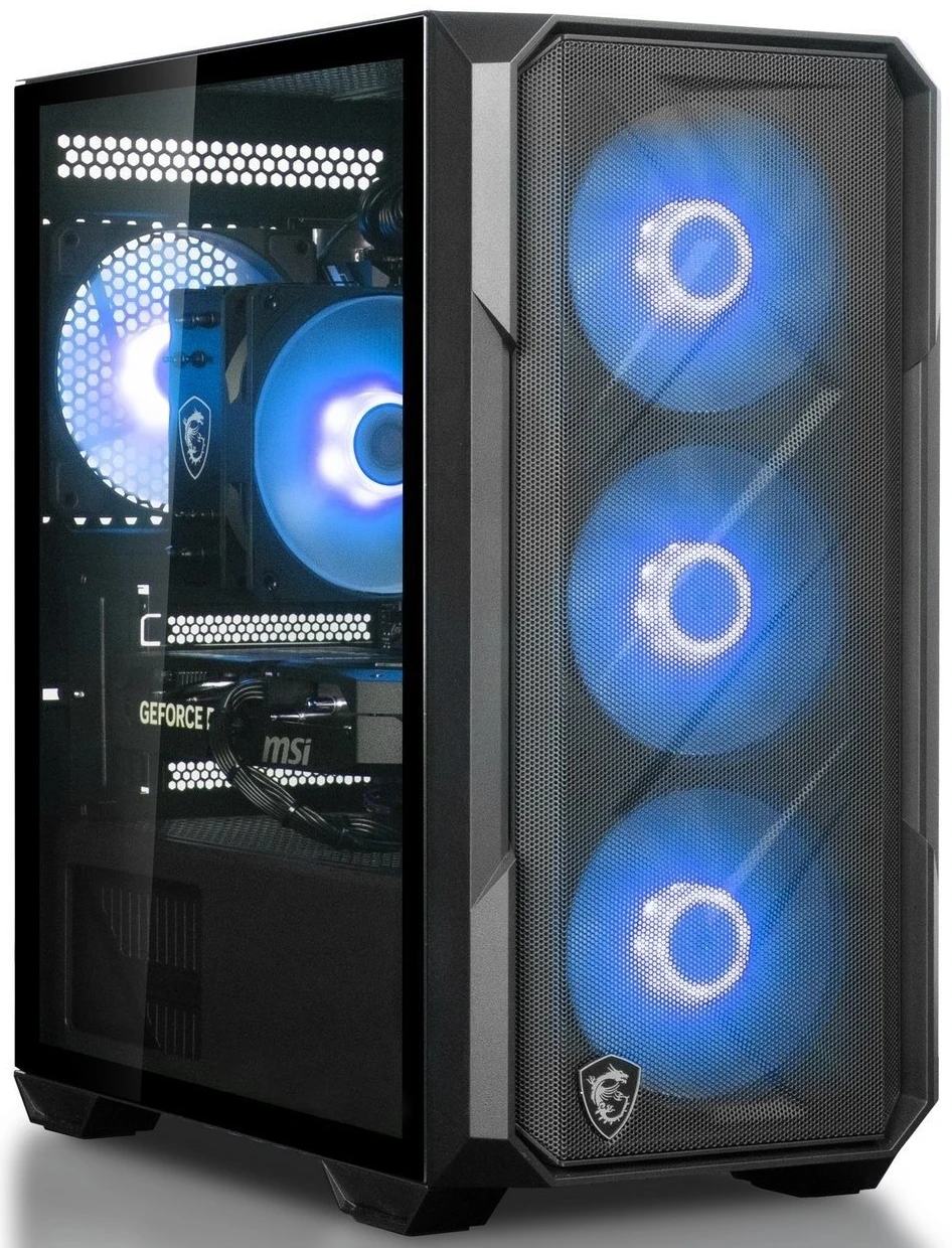 Системный блок Dragon Lucky Shadow Powered_by MSI (RTX5050 + i5 12400F) Black