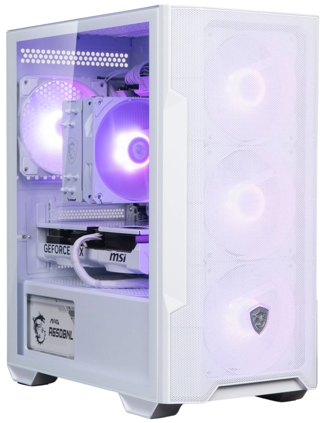 Системний блок Dragon Lucky Snow Powered_by MSI (RTX 5070 + R5 7500F-WH) White