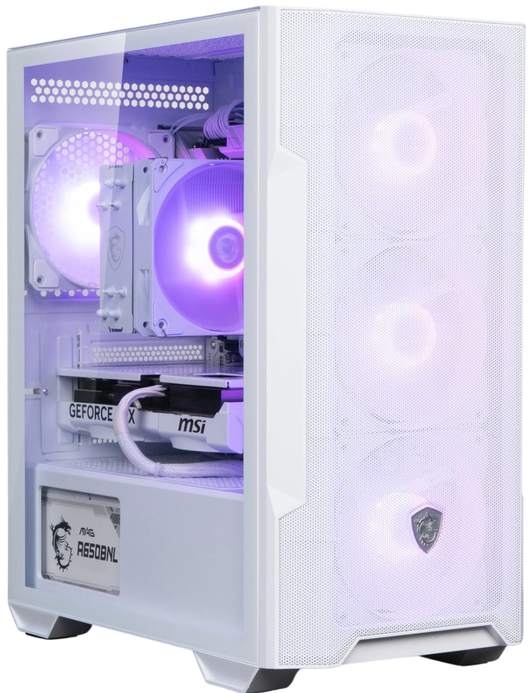 Системный блок Dragon Lucky Snow Powered_by MSI (RTX 5080 + R7 7700-WH)