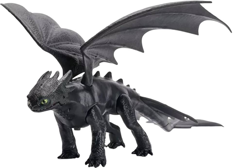 Колекційна фігурка Dragons Як приборкати дракона: Беззубок зі звуковими ефектами (SM66662/9580)