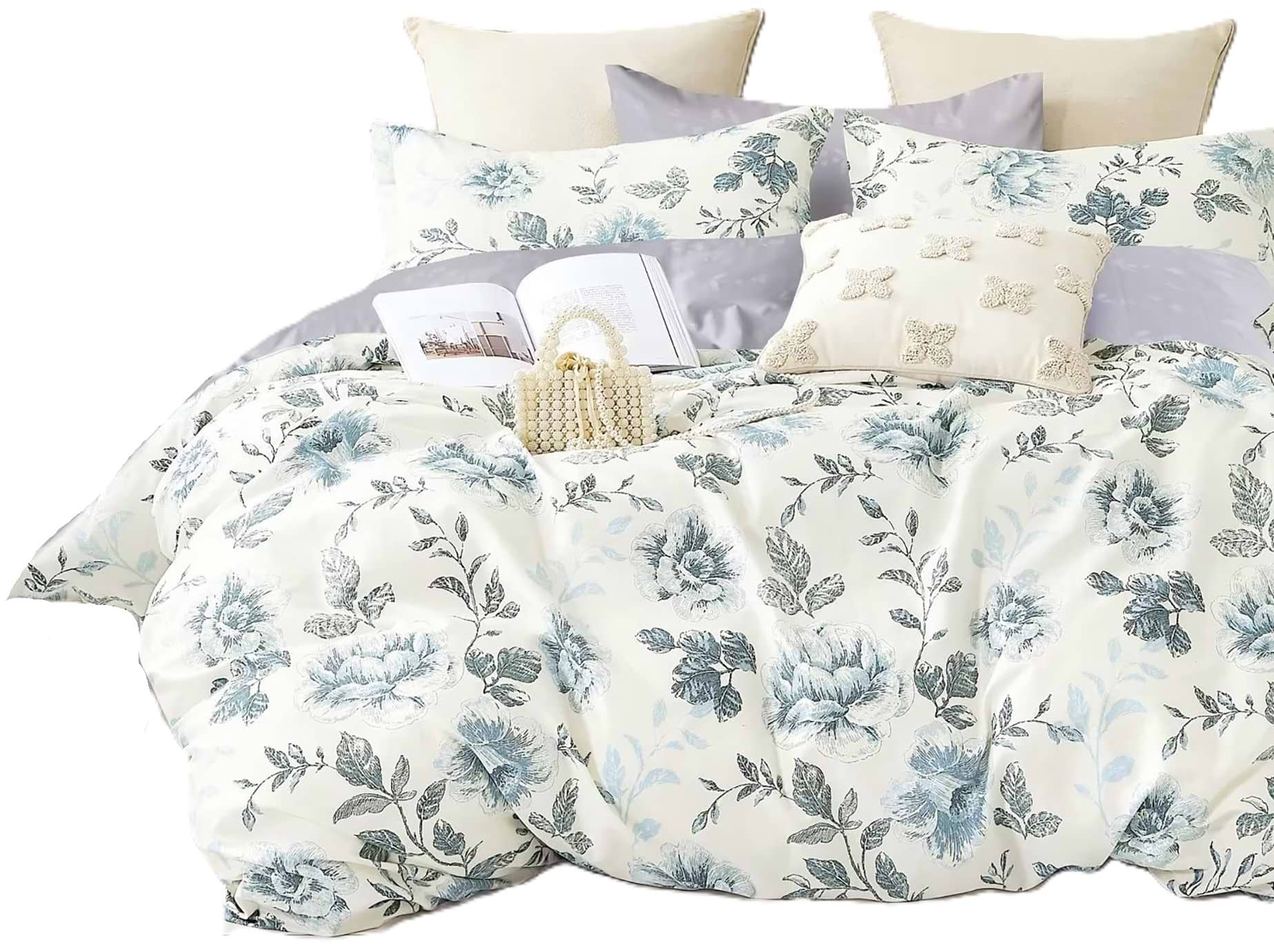 Комплект постельного белья Home Line ТВВИЛ ЦВЕТНЫЙ БЛЮЗ 200х220 см сатин (182995)