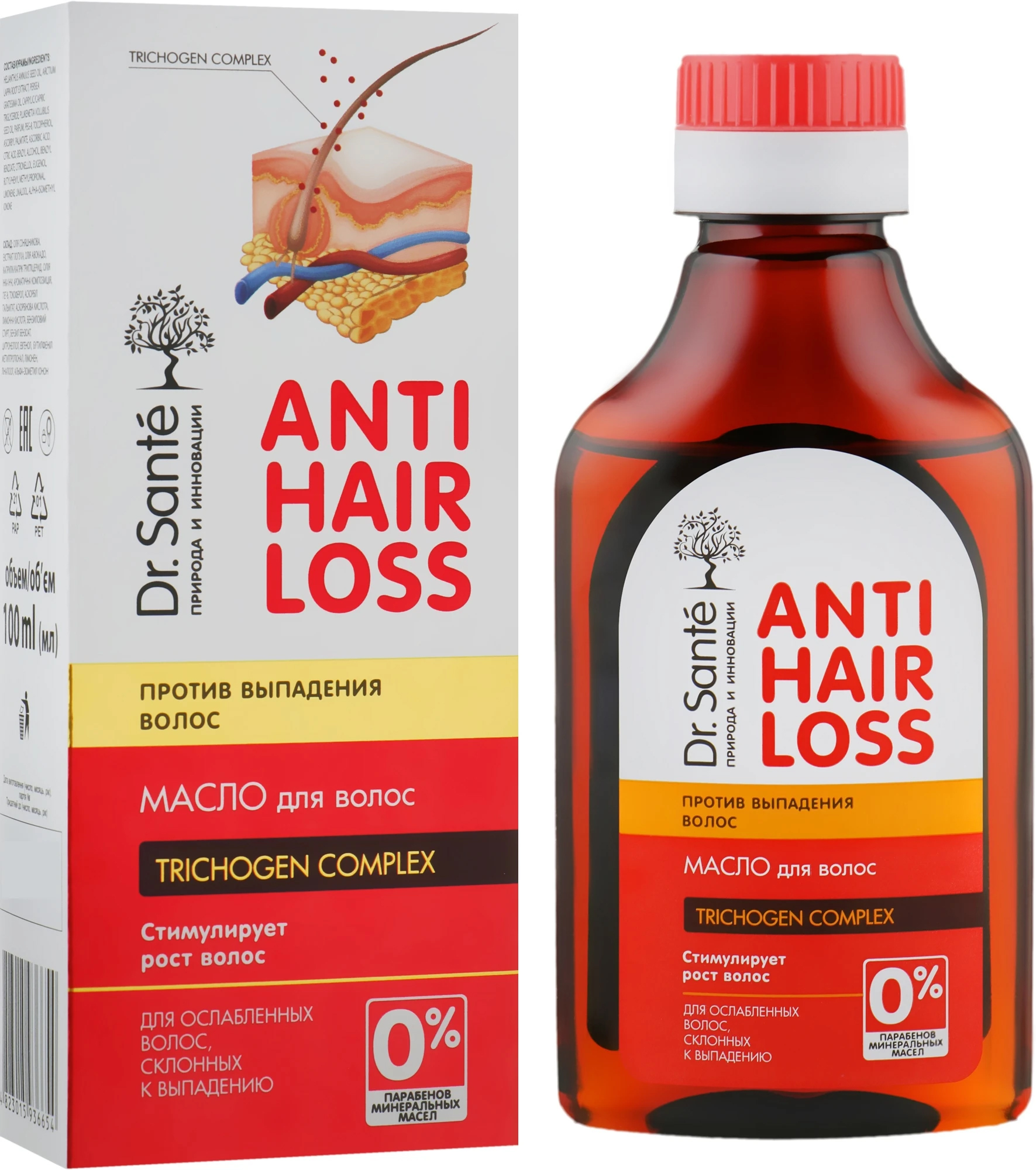 Олія для волосся Dr. Sante Anti Hair Loss 100 мл (4823015936654)