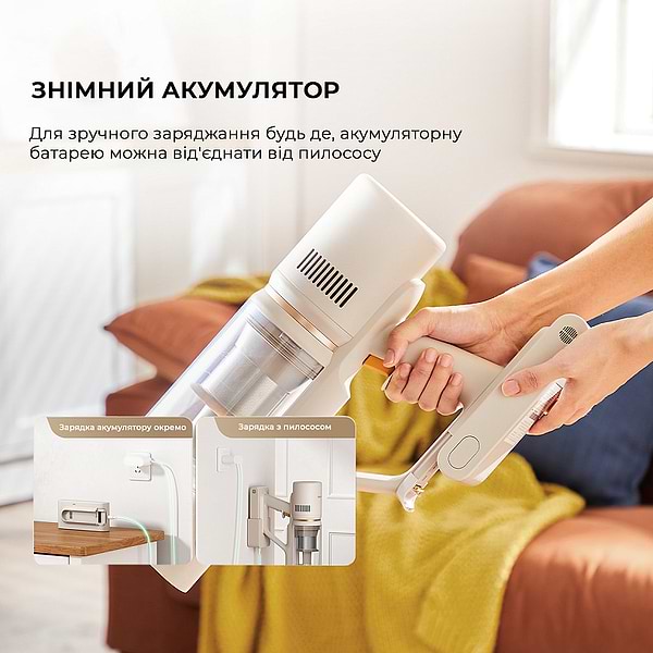 Фото - Пилосос ручний для дому Dreame Cordless Vacuum Cleaner U10 (VPV20A)