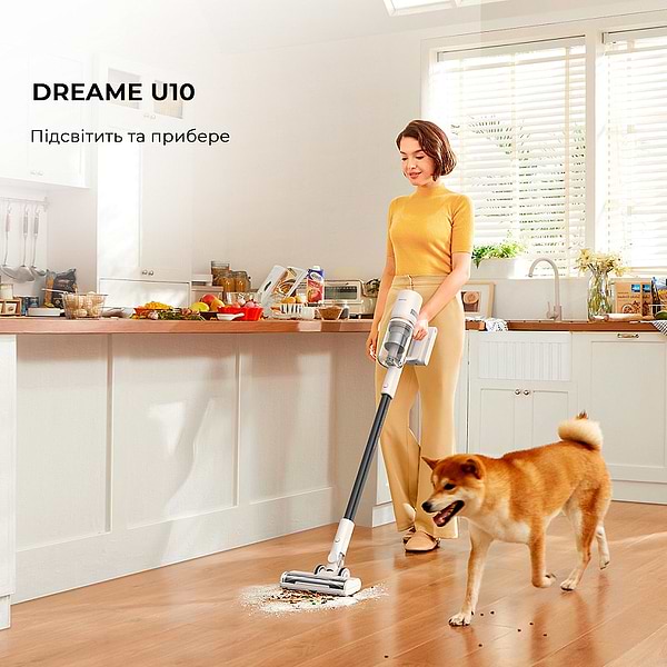 Фото - Пилосос ручний для дому Dreame Cordless Vacuum Cleaner U10 (VPV20A)