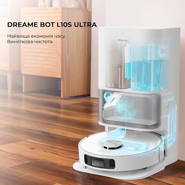 Фото - Робот-пылесос моющий Dreame L10s Ultra (RLS6LADC)