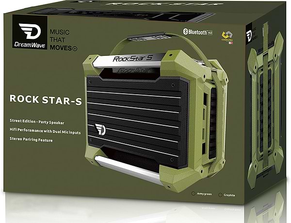 Фото - Уценка - Портативная акустика DreamWave Rock Star-S