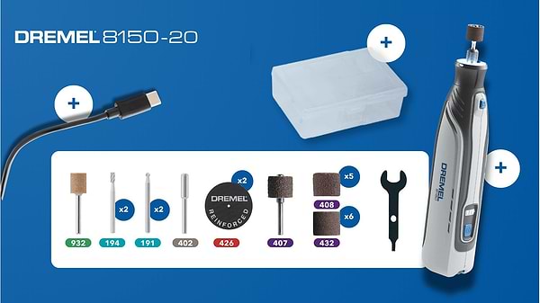 Фото - Багатофоункціональний інструмент Dremel 8150-20 7.2В (F.013.815.0JA)